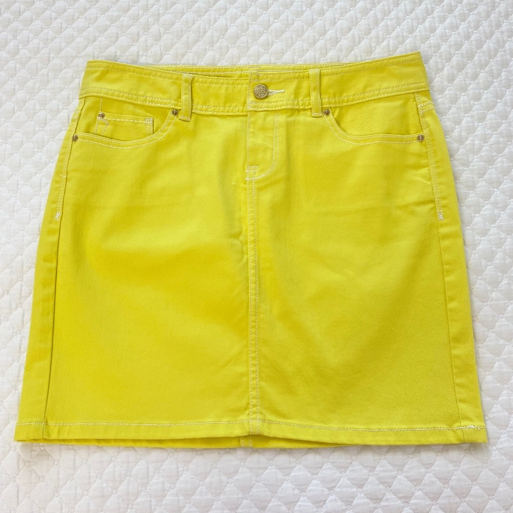 NWT Cache Denim Skirt